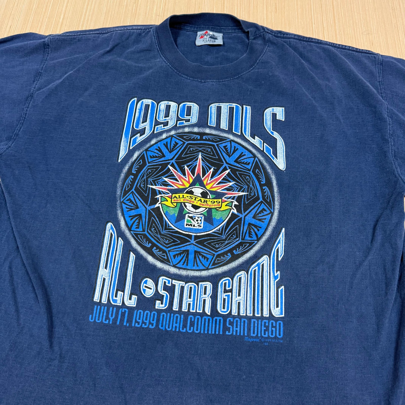 Vintage 90s MLS All Star Game Major League Soccer XL San Diego 1999 Qualcomm