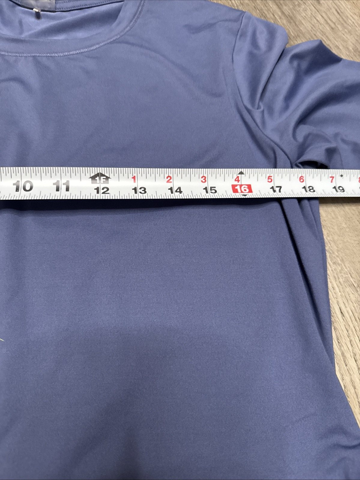 Calia by Carrie Underwood Everyday Blue Long Sleeve Ruched Shirt Large