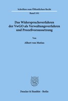 Das Widerspruchsverfahren Der Vwgo Als Verwaltungsverfahren Und...