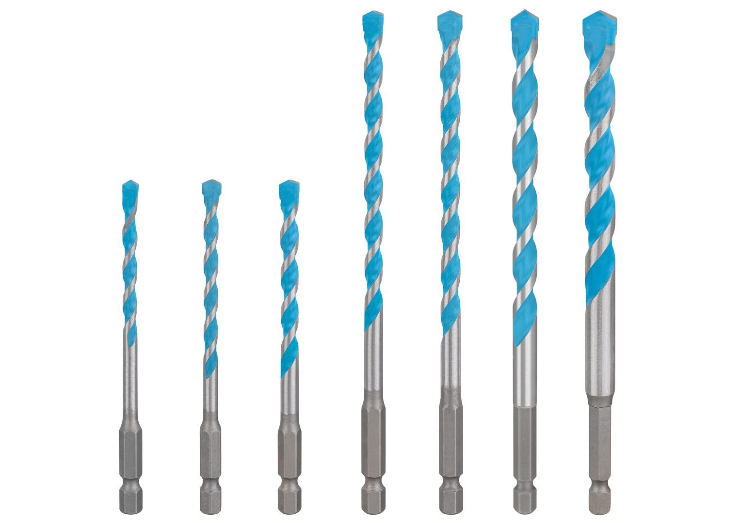 Bosch 7x Expert HEX-9 Multi Construction Drill Bit Set | for Concrete, Soft Ceramic Tiles, Ø 5-10,00 mm, Professional Accessory Impact Drill/Driver, Drill Drivers - Image 2
