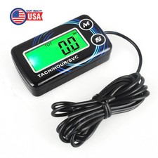 Digital Tachometer Hour Meter For Dirt Bike ATV UTV 2/4 Stroke Waterproof LCD