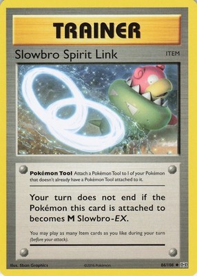Slowbro Spirit Link Uncommon XY - Evolutions 86/108 NM