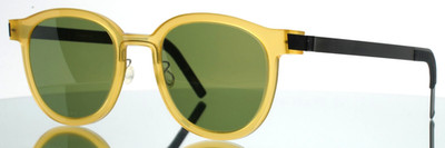 LINDBERG 8590 Col SC90 Honey Mens Oval Full Rim Sunglasses 53-22-135 B:43