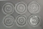 Vtg. Set of 6 Anchor Hocking Wexford Bread / Dessert 6" Plates w/Scalloped edges