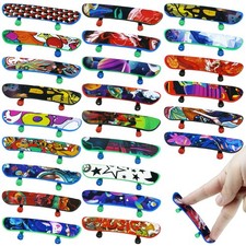 100 PCS Mini Finger Skateboards Finger Skateboard Toys for Birthday Party Fav...
