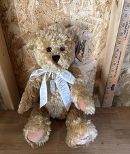 Vtg FAO SCHWARZ MILLENNIUM MOHAIR Jointed Teddy Bear HERITAGE COLLECTION 2001