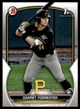 Garret Forrester 2023 Bowman Draft #BD197 Pittsburgh Pirates 27860 Baseball Card