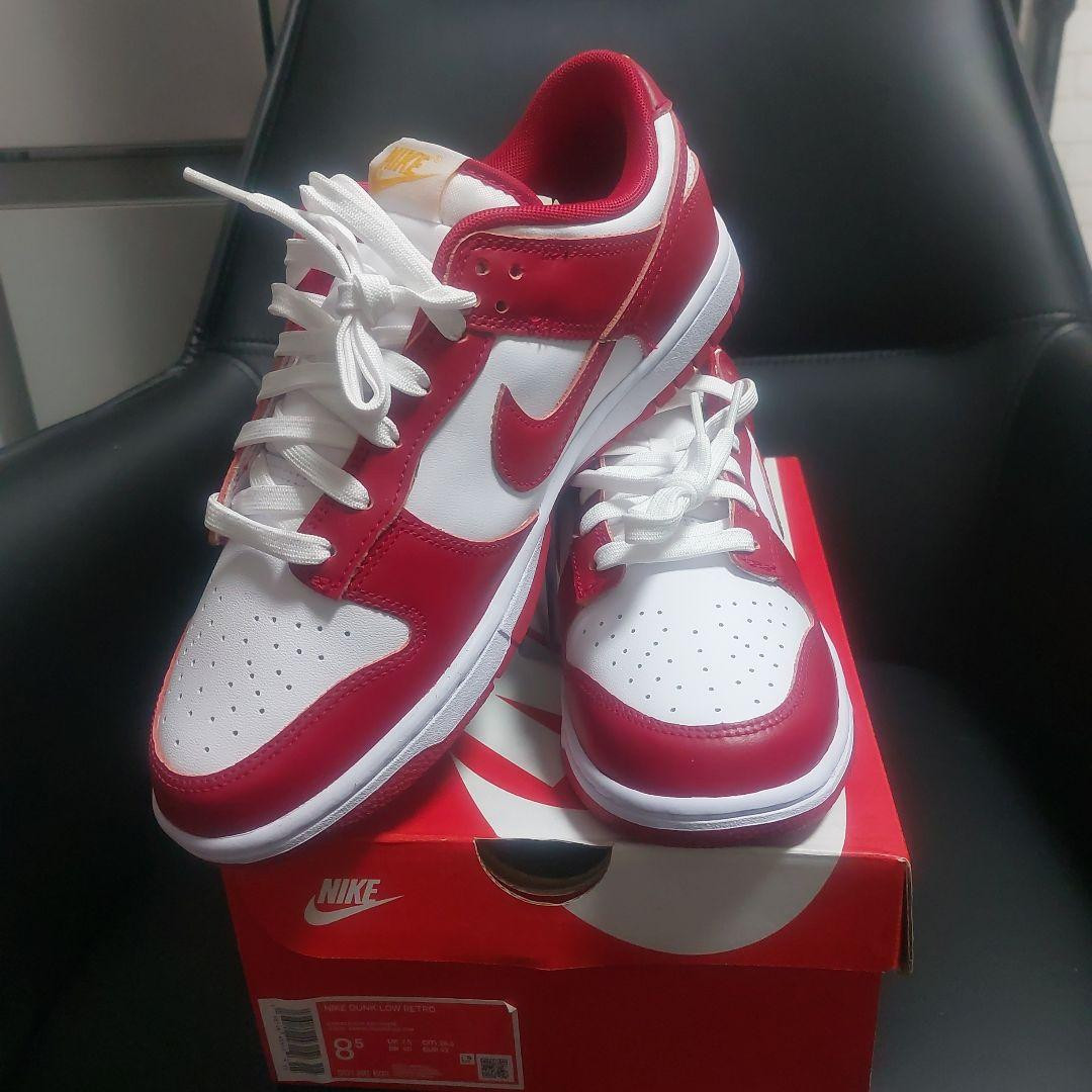 Nike Dunk Low Retro Gym Red/White 8.5 Size US8.5