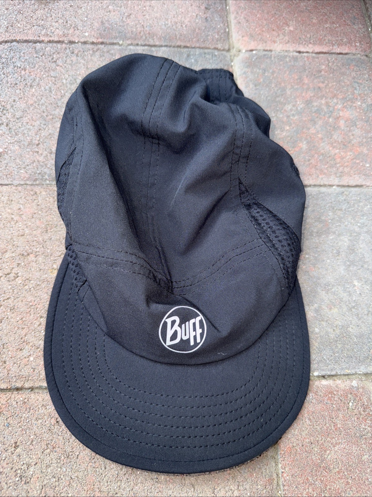 Buff Pro Cap Hat Lightweight, Adjustable, Black/O… - image 1