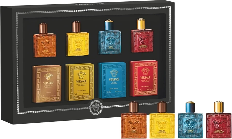 Versace Mens Miniature Collection Set 4 x 5ml
