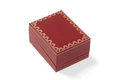 Cartier must de Cartier Paris Uhrenbox Box Etui Watchbox rot Vintage Ref. 543