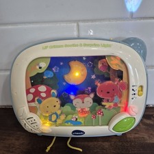 VTech Lil Critters Soothe Surprise Light Projector Crib Soother Tested No Straps