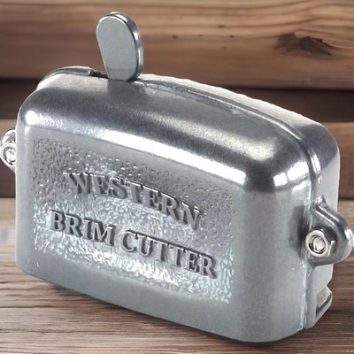 M&F Western Hat Brim Cutter, Premium Quality Metal, 1/2 Inch One Size, Silver