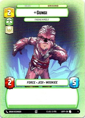 Gungi - Finding Himself 4 Uncommon Organized Play Promos Star Wars Unlimited NM