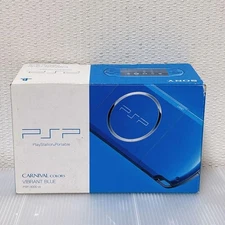 Sony PlayStation Portable PSP-3000 Console Vibrant Blue Boxed Japan Tested