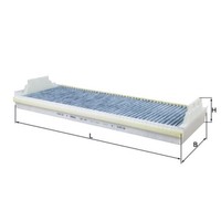 Filter Innenraumluft Mahle LAK 154 Innenraumfilter