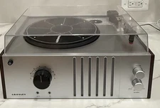 Crosley CR6017B-MA Record Player Turntable 3 Speed, Tested, Works