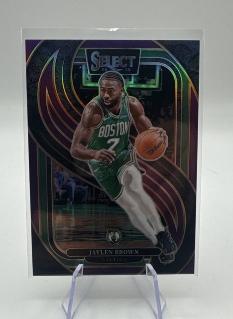2024-25 Panini Select - Premier Level Jaylen Brown #146 Purple Prizm /99