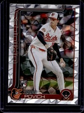 2025 Topps Cade Povich RC Diamante Foil Rookie #25 Orioles