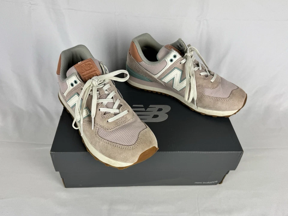 Zapatillas deportivas New Balance 574 Beach Cruiser rosa espacial para mujer talla 9 WL574BCN EN MUY BUENA CONDICIÓN Foto 2 de 4