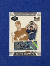 2007 Topps Co-Signers Dennis Sarfate Brewers Rc Auto /200 #118 Autograph Q