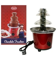 Nostalgia Chocolate Fondue Fountain 3-tier 1950s Retro Style American Originals