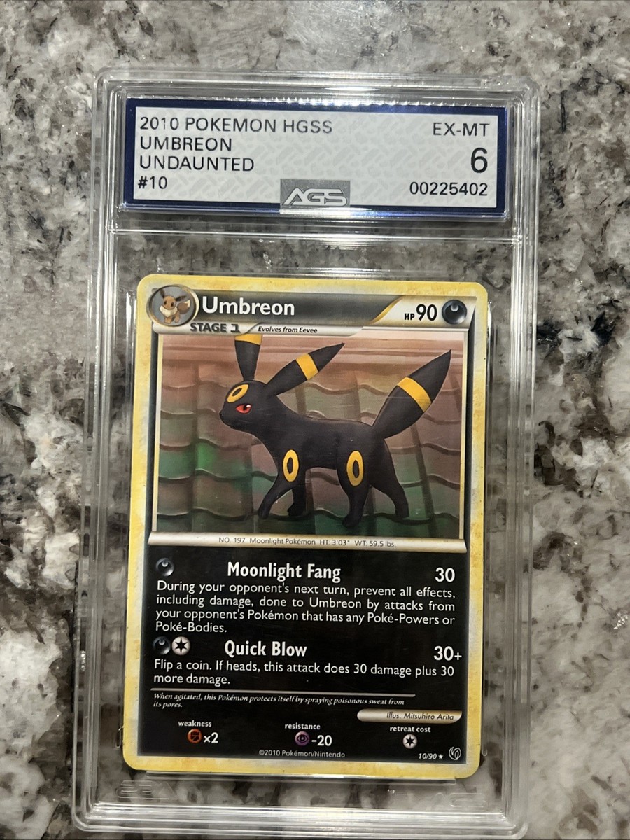 2010 Pokemon Umbreon Holo 10/90 Cosmos HeartGold and SoulSilver