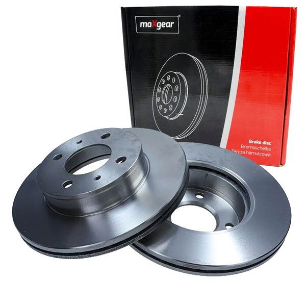 2X Maxgear Bremsschebeiben 241Mm InnenbelÜFtet Vorne Passend FÜR Hyundai Accent-image