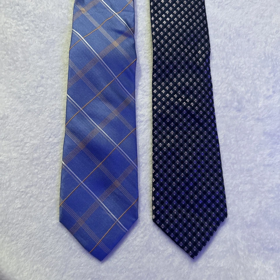 Мужской шелковый галстук Michael Kors размер 59 дюймов x 3 дюйма набор из 2 - Изображение 2 из 4