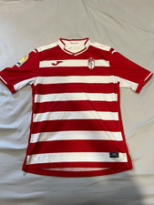 Joma Granada CF Soccer Jersey Shirt Red/White Striped Officially Licensed Size M