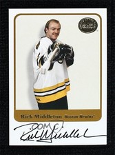 2001-02 Fleer Greats of the Game Auto Rick Middleton Auto uk2
