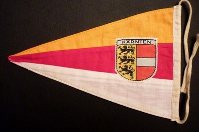 KÄRNTEN AUSTRIA Österreich Austria pennant pennant - with embroidered patches 