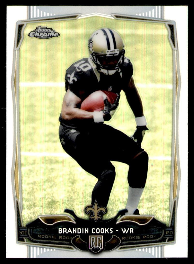 Brandin Cooks Rookie #149 2014 Topps Chrome Refractor New Orleans Saints Card