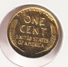 Rare Old 1953-D US Lincoln 24k Gold Plated Cent Wheat Penny Collection Coin USA — photo 2