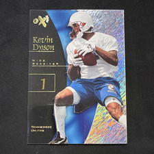 SkyBox EX 2001 Football Kevin Dyson Tennessee Oilers #53 Rookie Card 1998. rookie card picture
