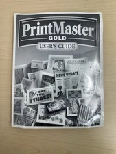 Print Master Gold 4.0 Deluxe EditionSuper Value Pack User's Guide Sealed New