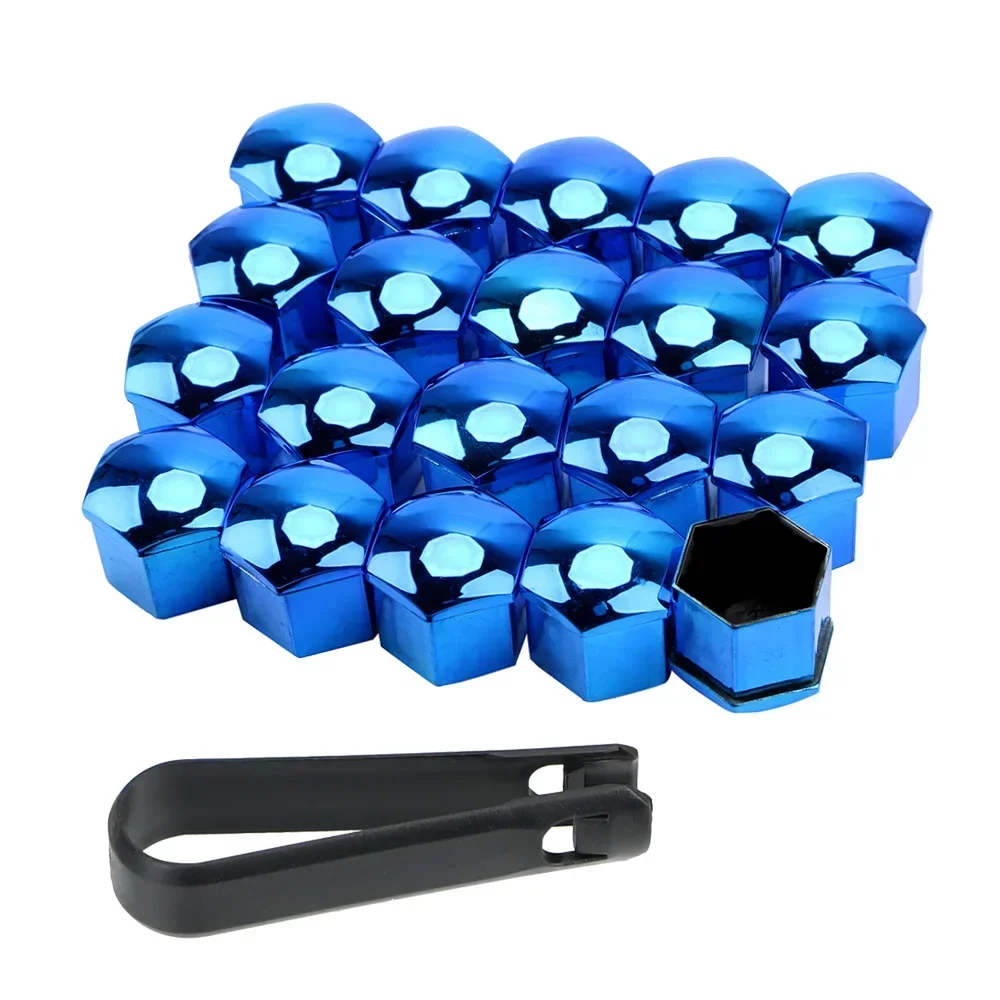 20 Pcs Car Wheel Nut Caps Protection Anti-Rust Auto Hub Car Tire Screw Caps Nut