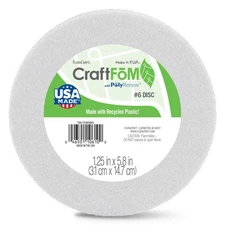 FloraCraft CraftFoM Disc-1.25"x5.8" - 6 Pack