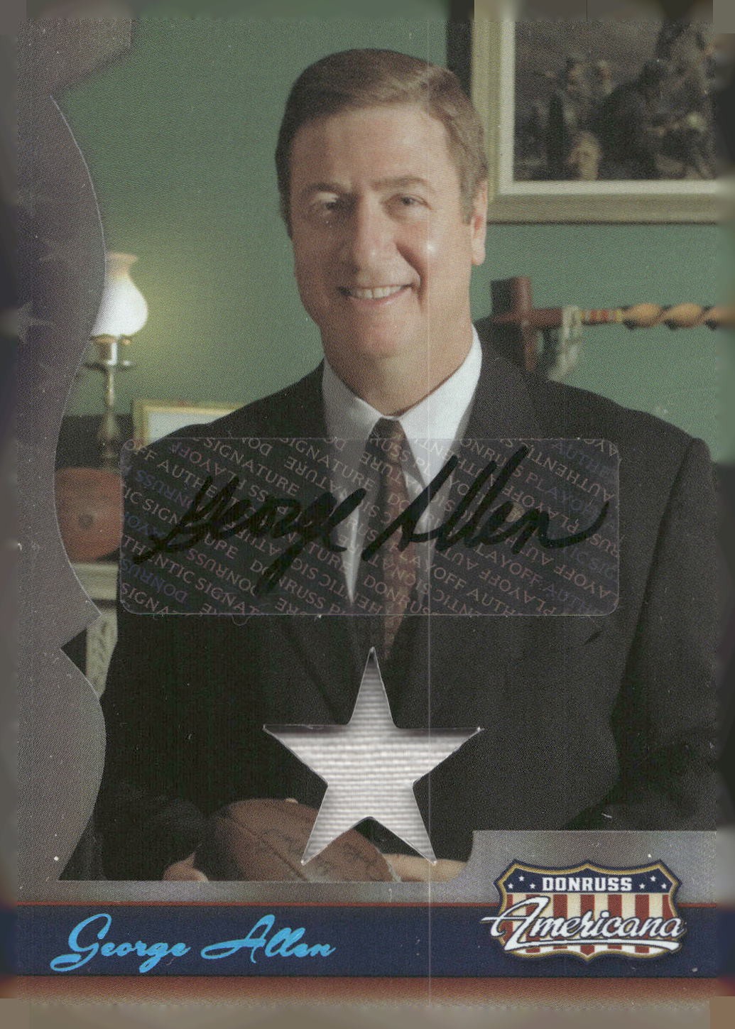 2007 Donruss Americana #83 George Allen Stars Signature Material