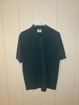 VINTAGE SC Johnson Employee Shirt Size L Polo Button
