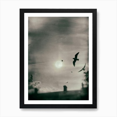 Hommage an Ikarus Kunstdruck gerahmt Wandbild Poster Leinwanddruck Bild