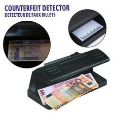 Fake Money Checker Note Bank Forgery Detector Counterfeit UV Tester Light