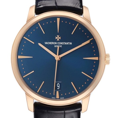 Vacheron Constantin Patrimony 36mm Rose Gold Mens Watch 4100U