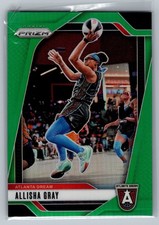 Allisha Gray 2024 Panini Prizm WNBA #96 Green Prizms Atlanta Dream
