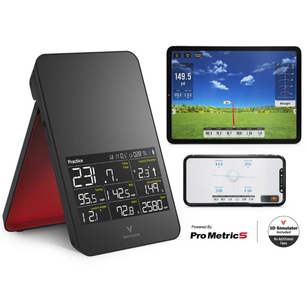 NEW 2025 Voice Caddie SC4 PRO Golf Launch Monitor + 3D Driving