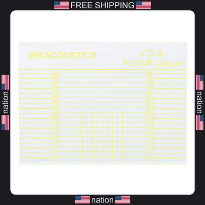 Demeras Block Ruler Headshell Aligning Accessory Gauge Alignment Clear Lines