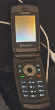 Samsung SGH-A516 Rogers Vintage, Retro, Mobile, Cell, Flip Phone; BROKEN, PART