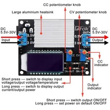 High Power Buck Boost Converter Board with LCD Display``