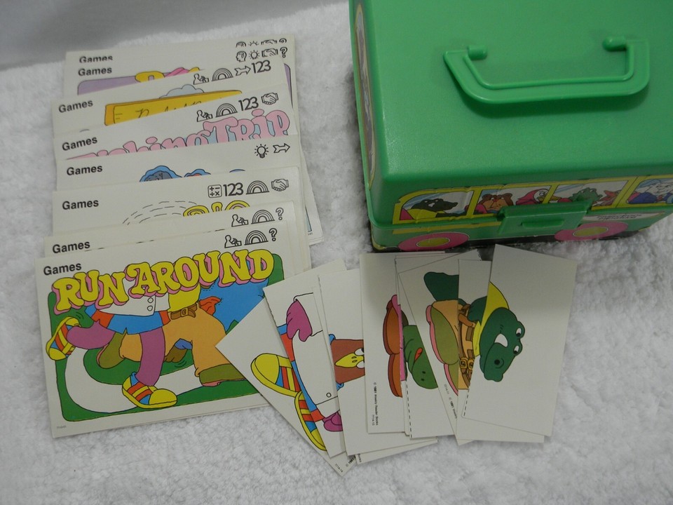 Vintage Sweet Pickles Preschool Program Learning Case Activity Bus With