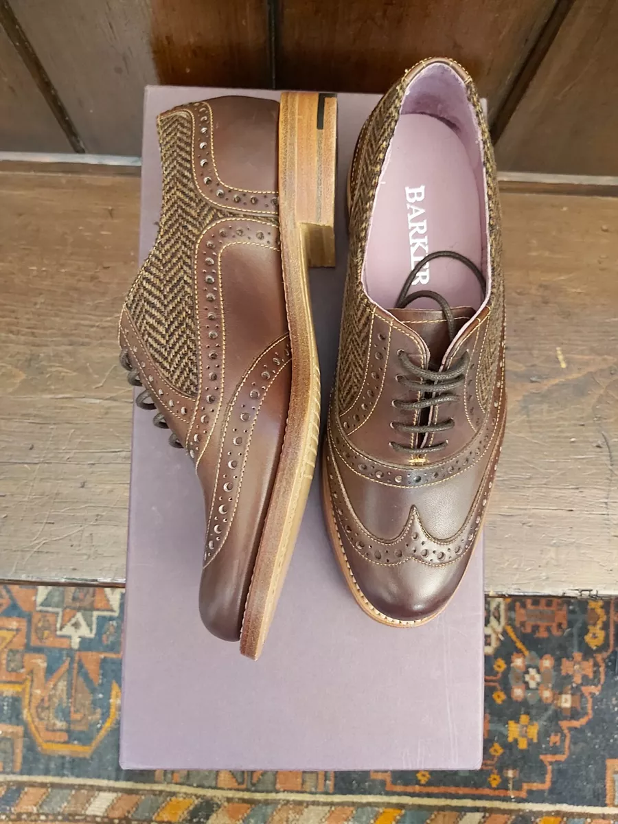 Barker store tweed shoes
